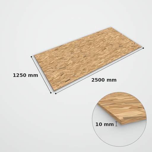 OSB 10X1250X2500mm