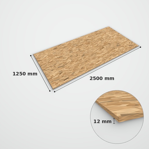 OSB 12X1250X2500mm
